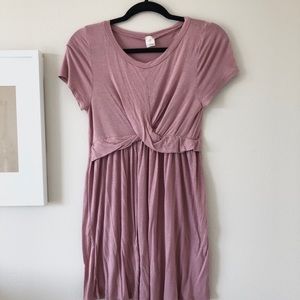 Jersey swing dress